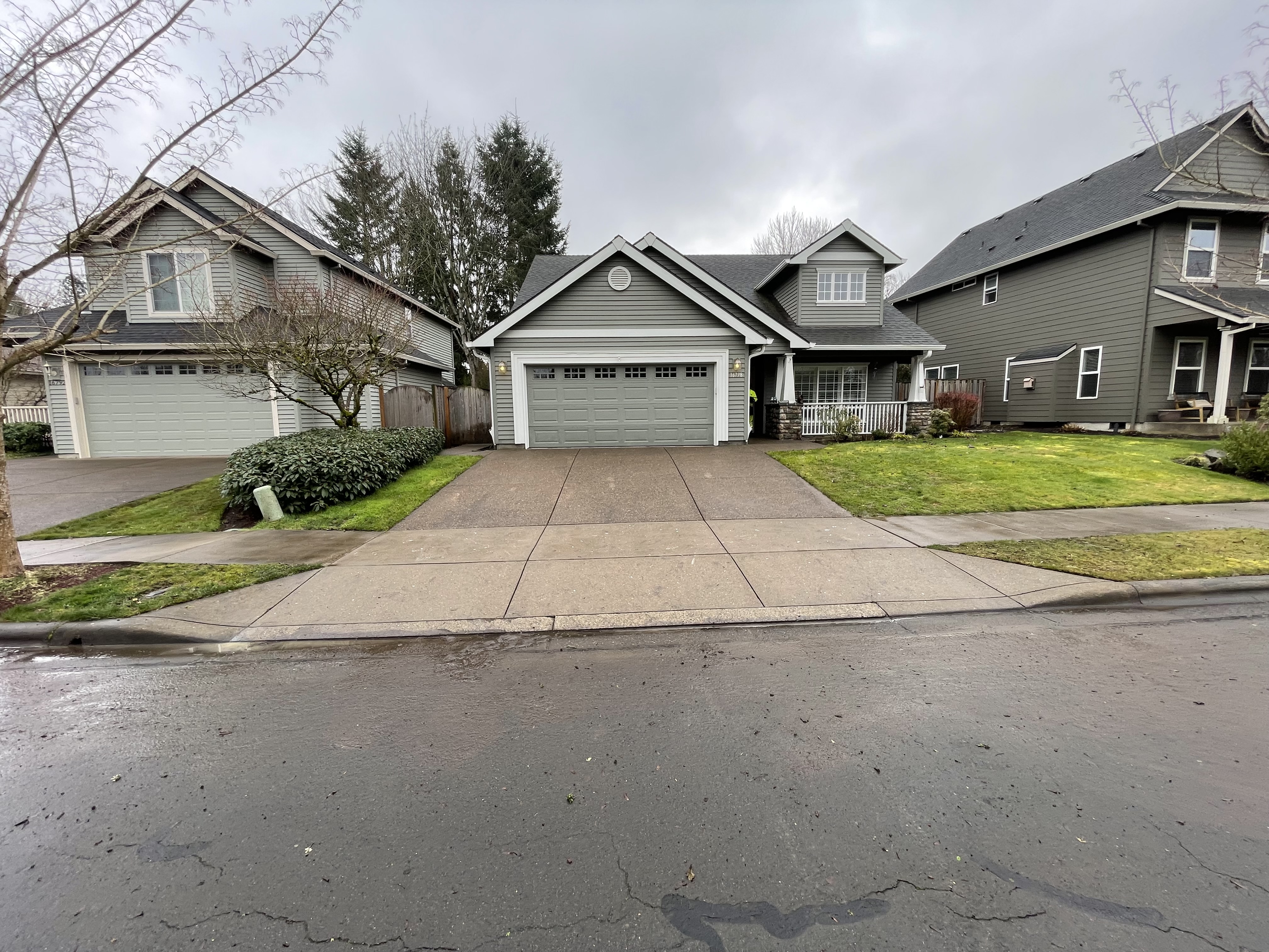 After Driveway and Sidewalk