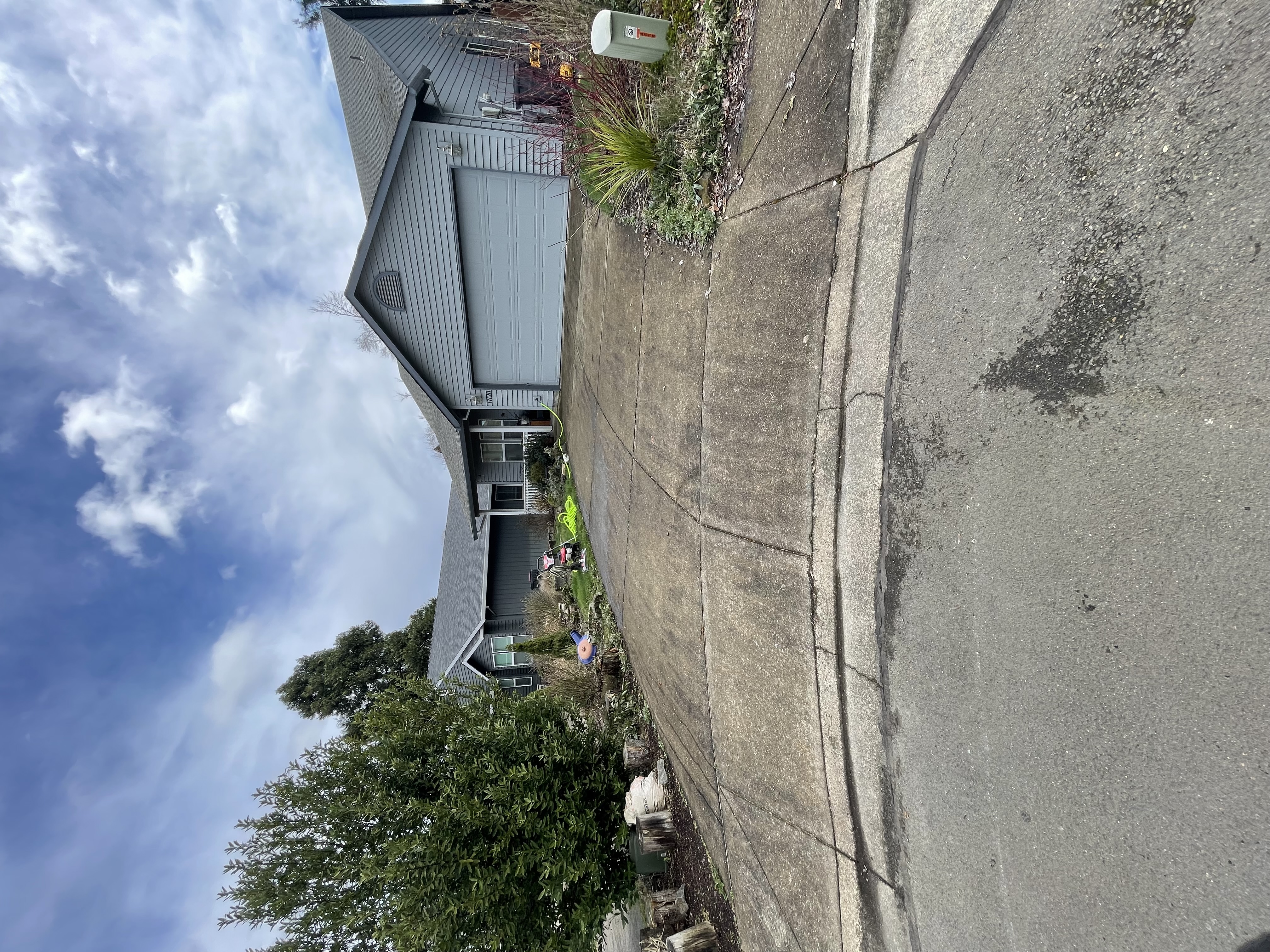 Before Driveway Cleaning