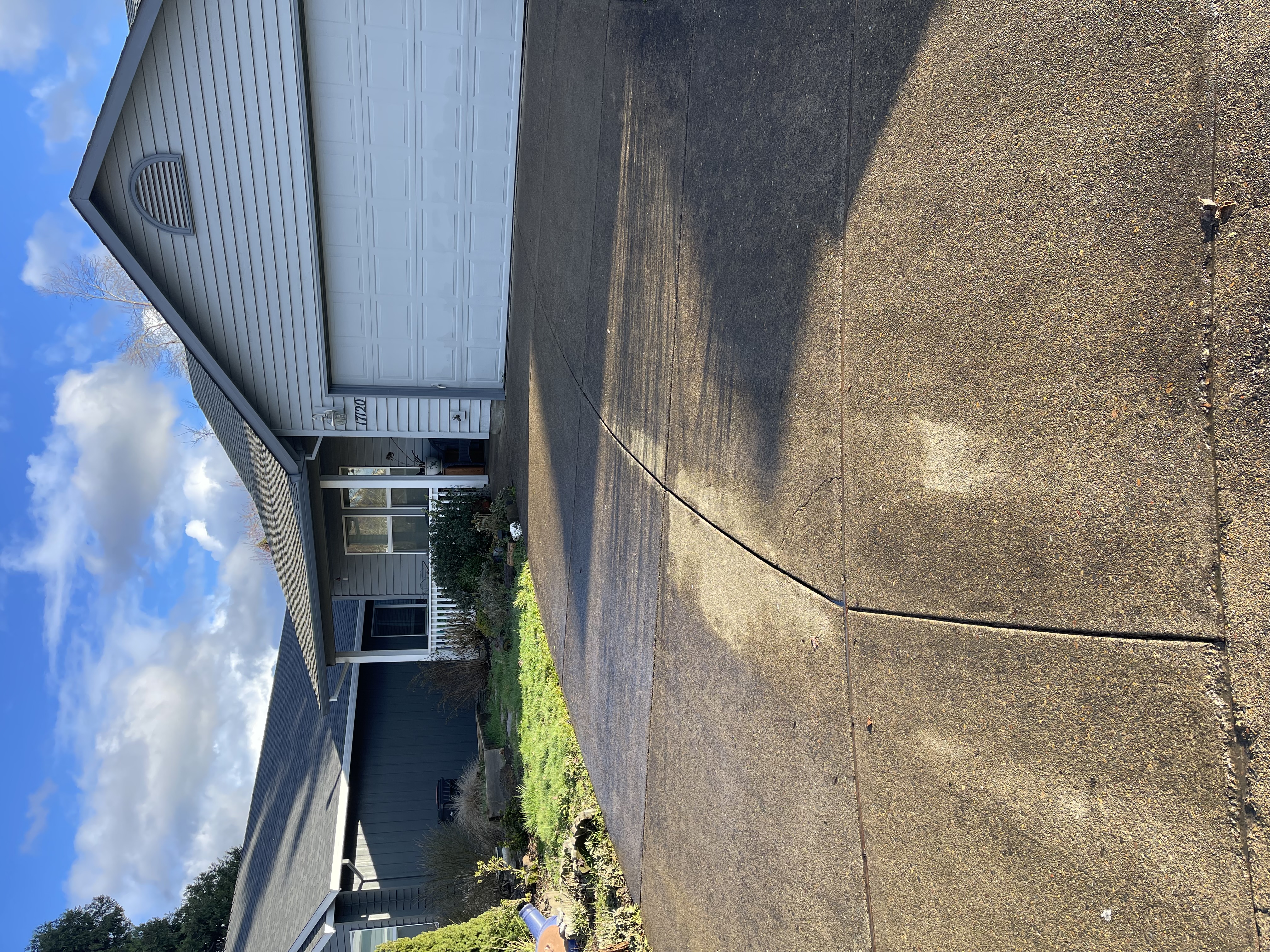 After Driveway Cleaning